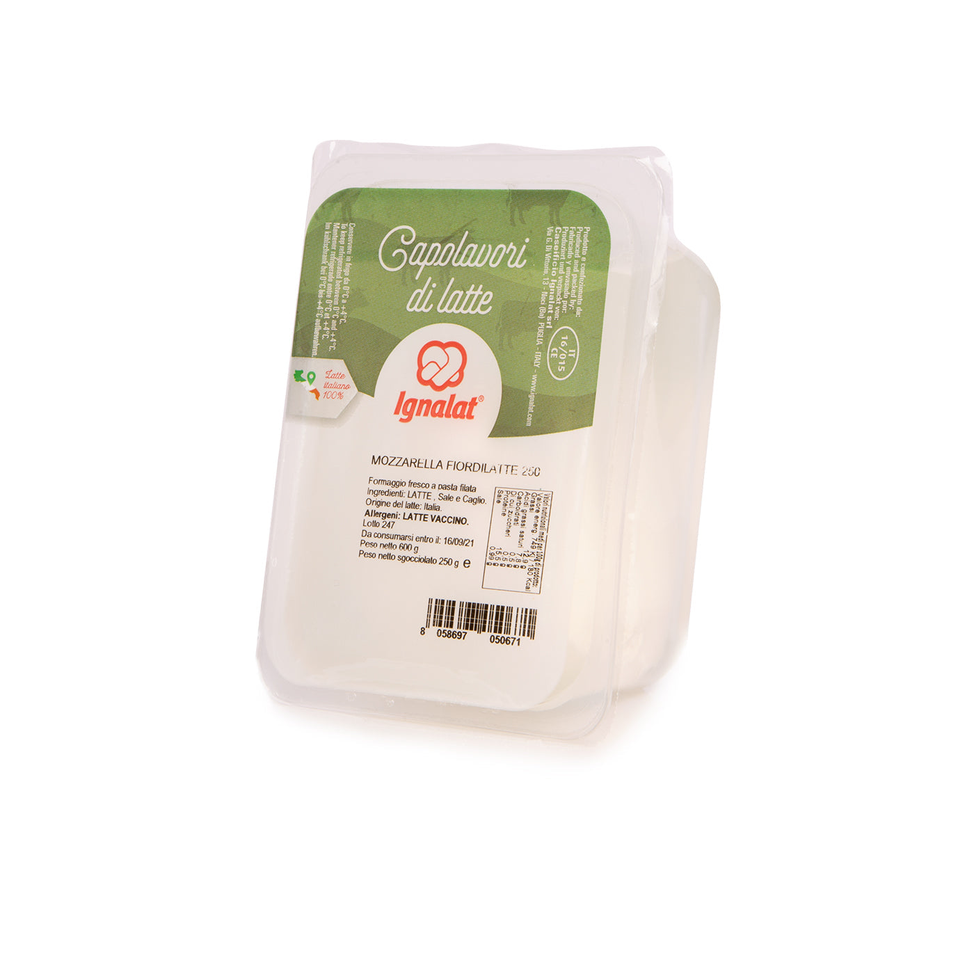 Mozzarella fiordilatte 250g