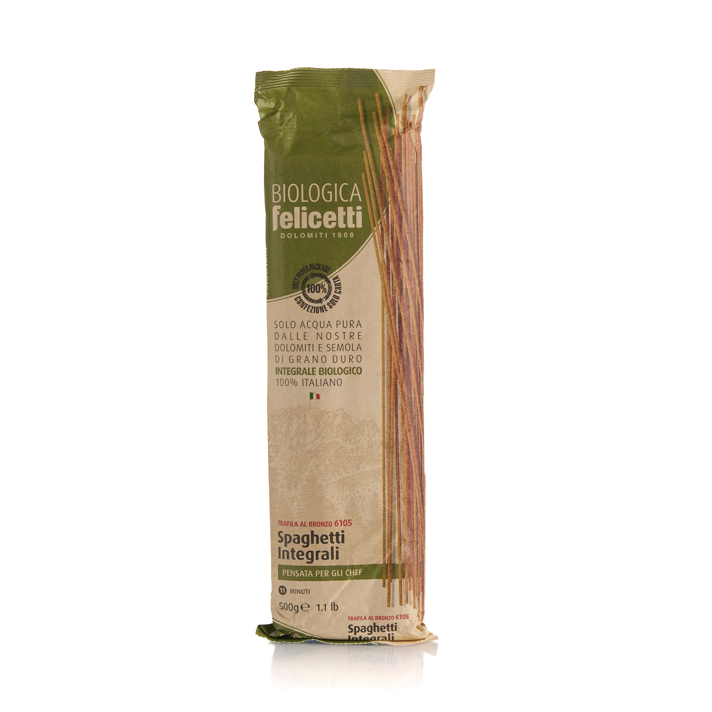 Spaghetti Bio blé complet 500g