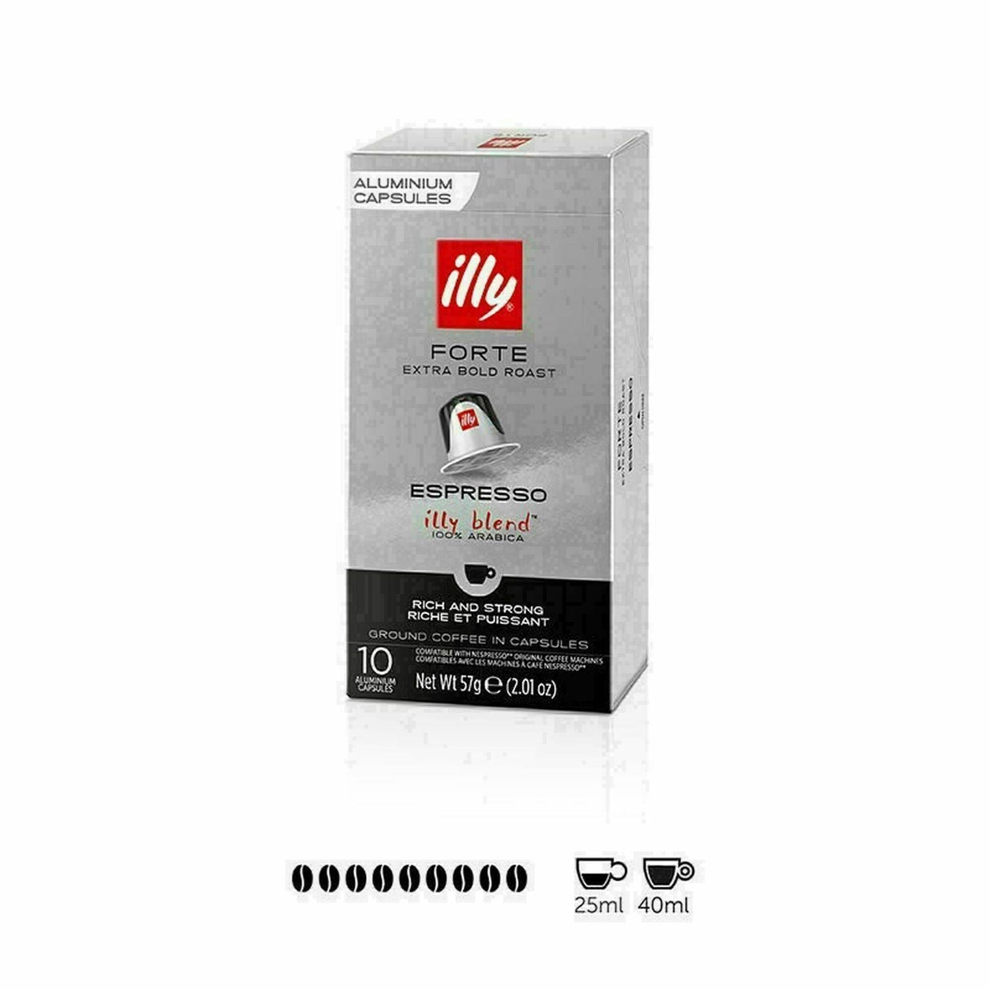 Capsules compatibles Forte - boîte de 10