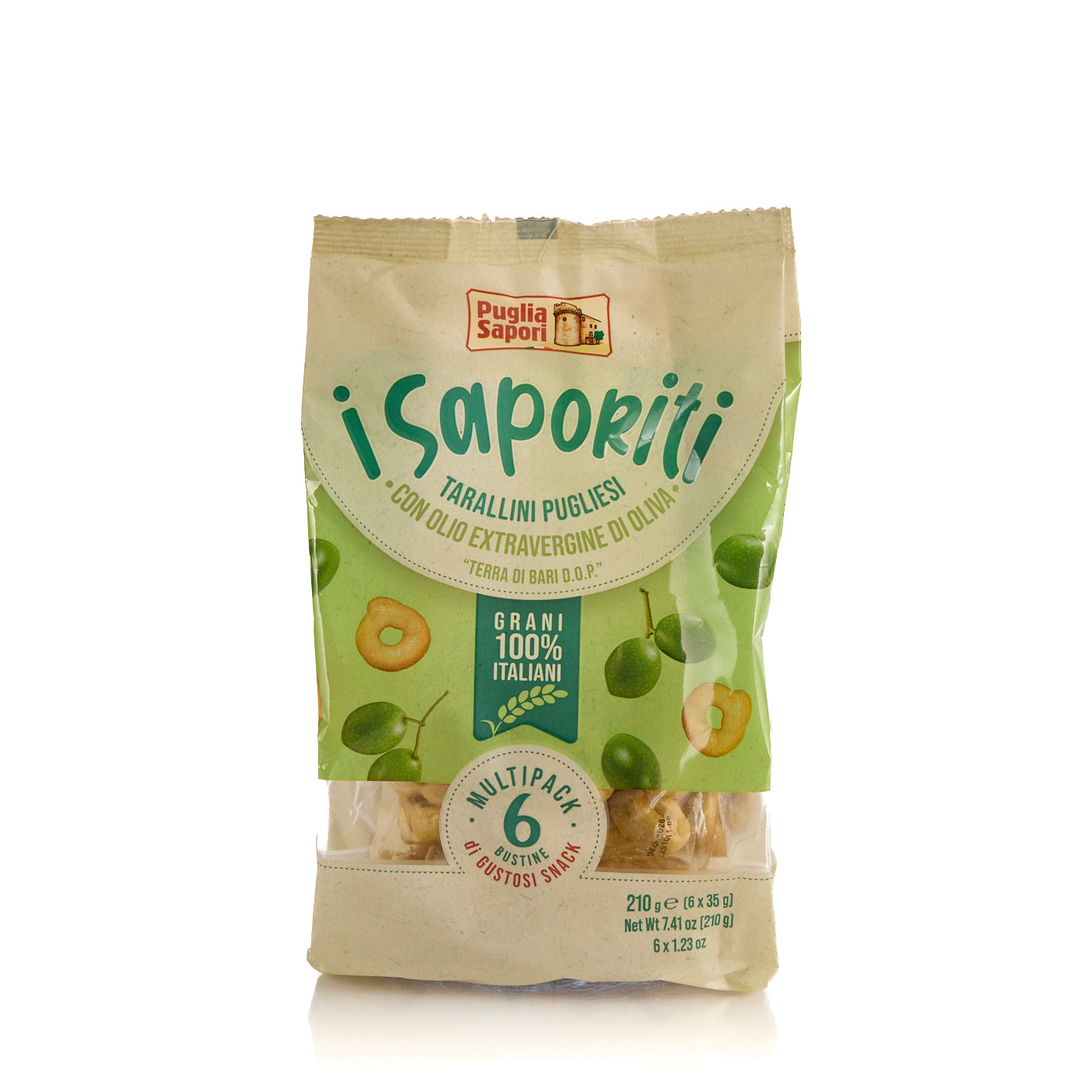 Taralli à l'huile d'olive extra vierge 210g